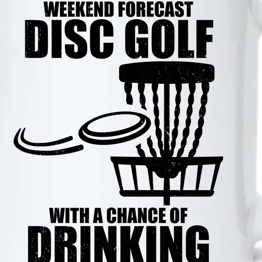 Weekend Forecast Disc Golf Chance Of Drinking Black Color Changing Mug