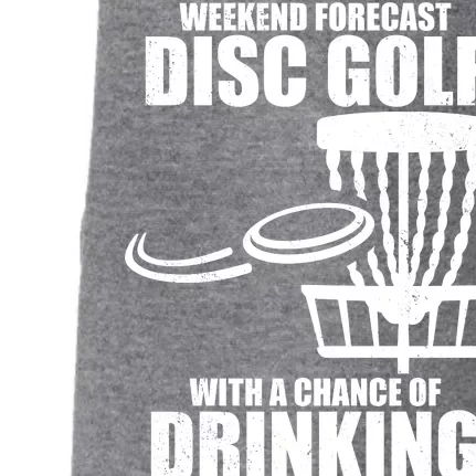 Weekend Forecast Disc Golf Chance Of Drinking Doggie 3-End Fleece Hoodie