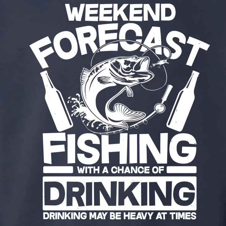 Weekend Forecast Fishing And Drinking Toddler Hoodie