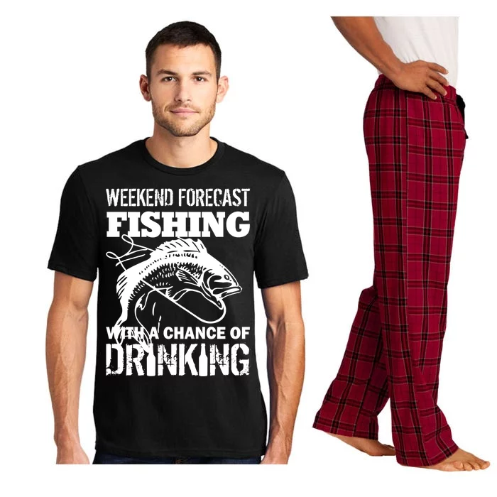 Weekend Forecast Fishing With A Chance Of Drinking Pajama Set