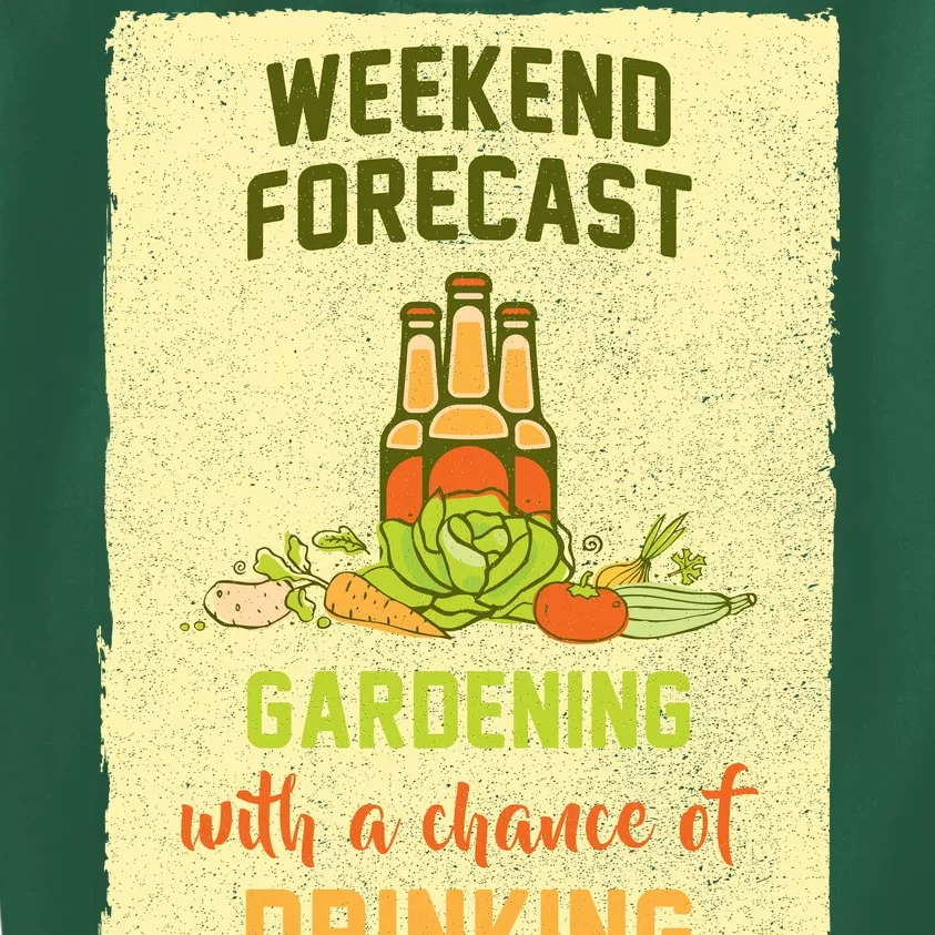 Weekend Forecast Gardening With A Chance Of Drinking Kids Sweatshirt