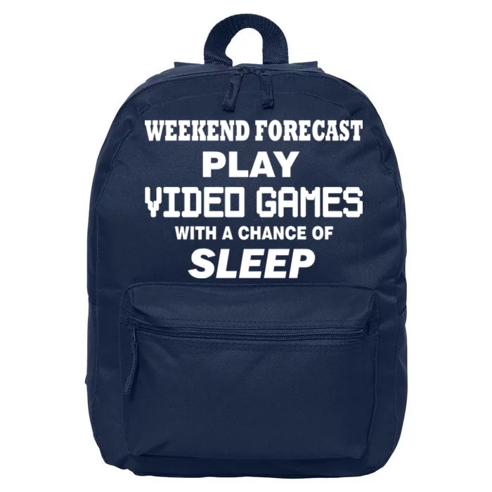 Weekend Forecast Play Video Games 16 in Basic Backpack