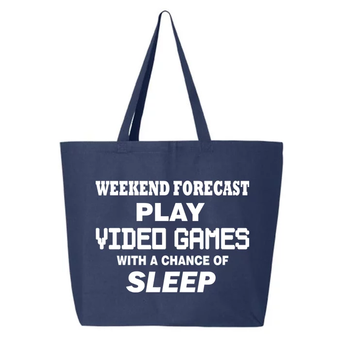 Weekend Forecast Play Video Games 25L Jumbo Tote