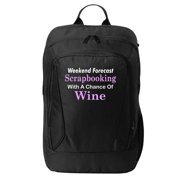 Weekend Forecast Scrapbooking Chance Of Wine City Backpack