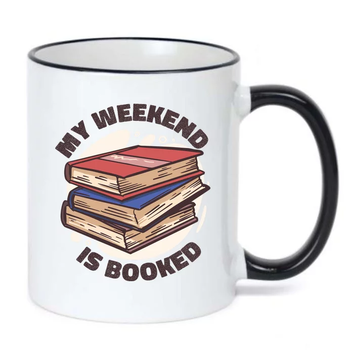 Weekend Is Booked Black Color Changing Mug