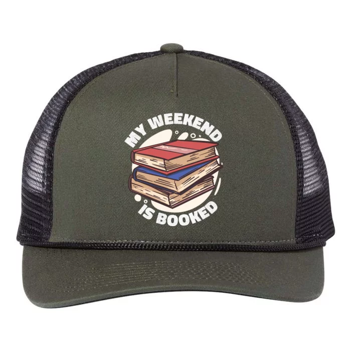 Weekend Is Booked Retro Rope Trucker Hat Cap