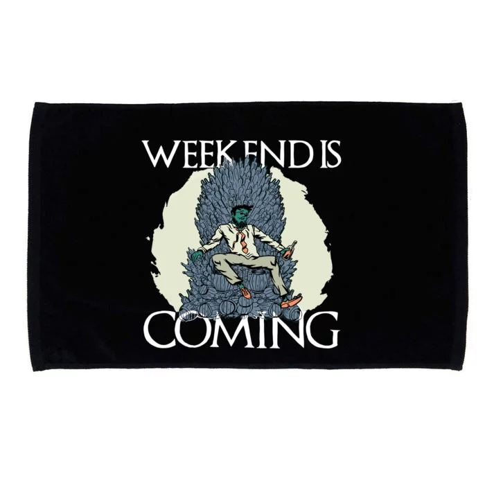 Weekend Is Coming Microfiber Hand Towel