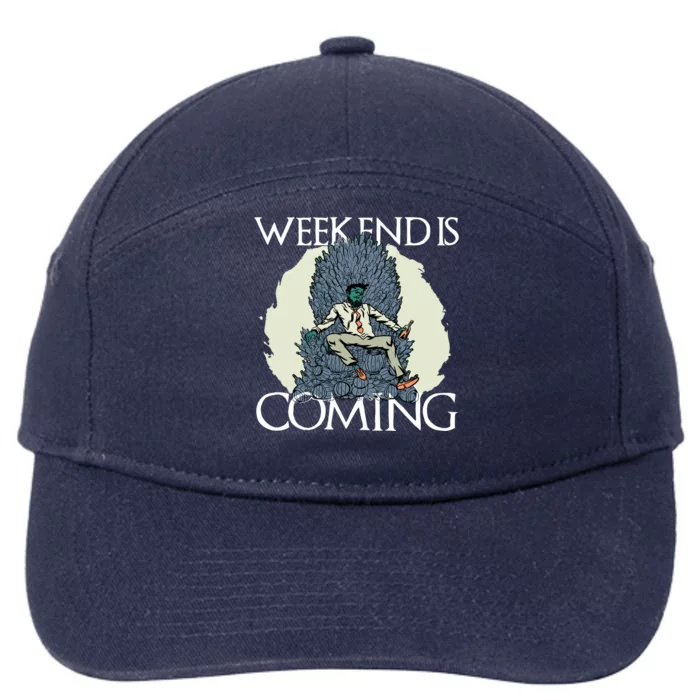 Weekend Is Coming 7-Panel Snapback Hat