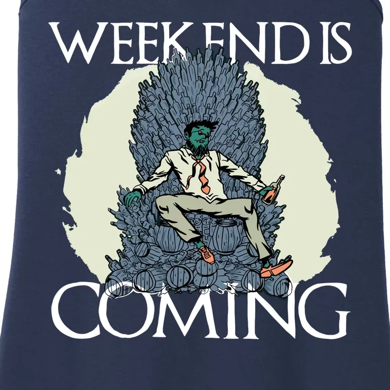 Weekend Is Coming Ladies Essential Tank