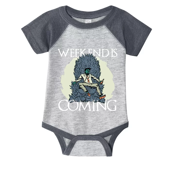 Weekend Is Coming Infant Baby Jersey Bodysuit