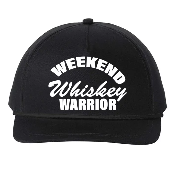 Weekend Whiskey Warrior Snapback Five-Panel Rope Hat