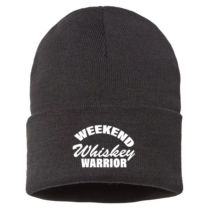 Weekend Whiskey Warrior Sustainable Knit Beanie