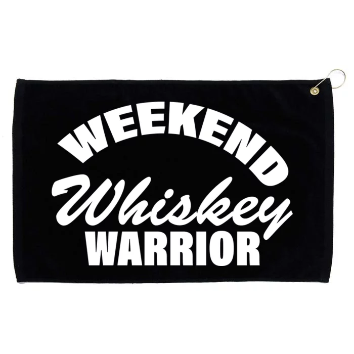 Weekend Whiskey Warrior Grommeted Golf Towel