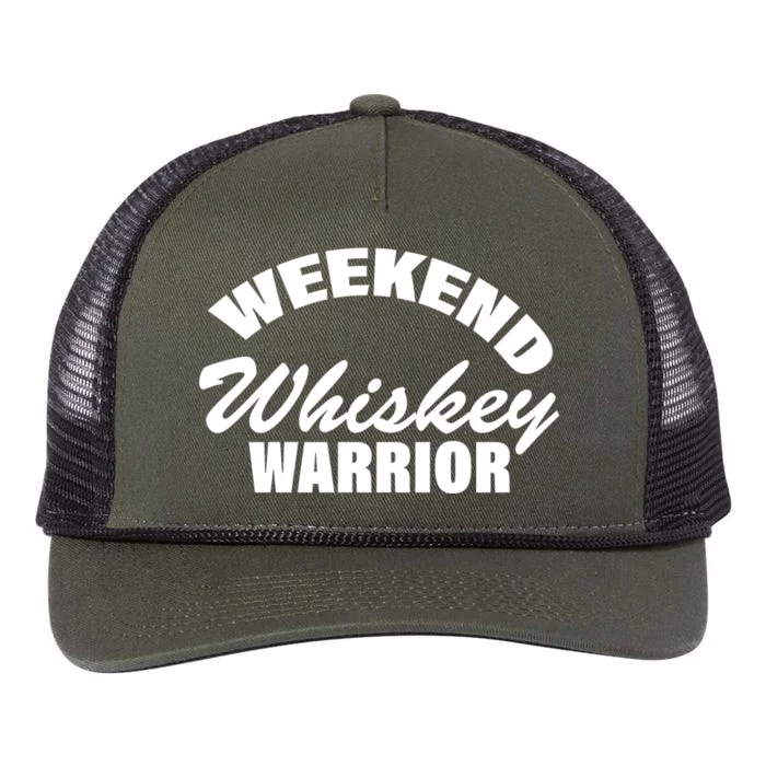 Weekend Whiskey Warrior Retro Rope Trucker Hat Cap