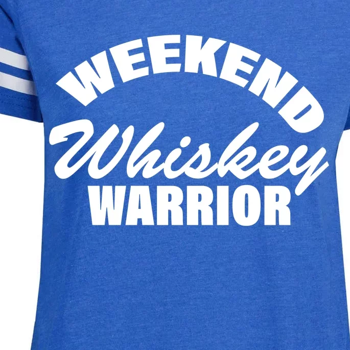 Weekend Whiskey Warrior Enza Ladies Jersey Football T-Shirt