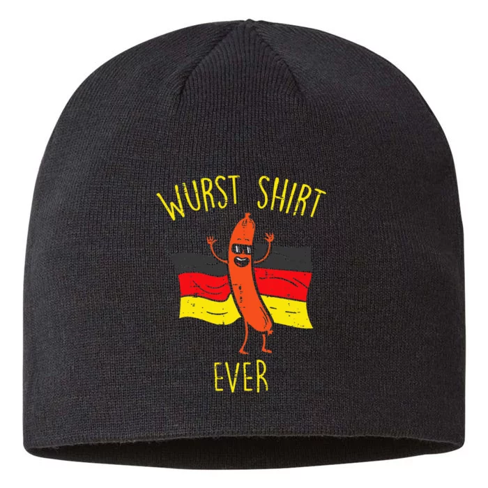 Wurst Ever Funny Sausage Oktoberfest 8 1/2in Sustainable Knit Beanie