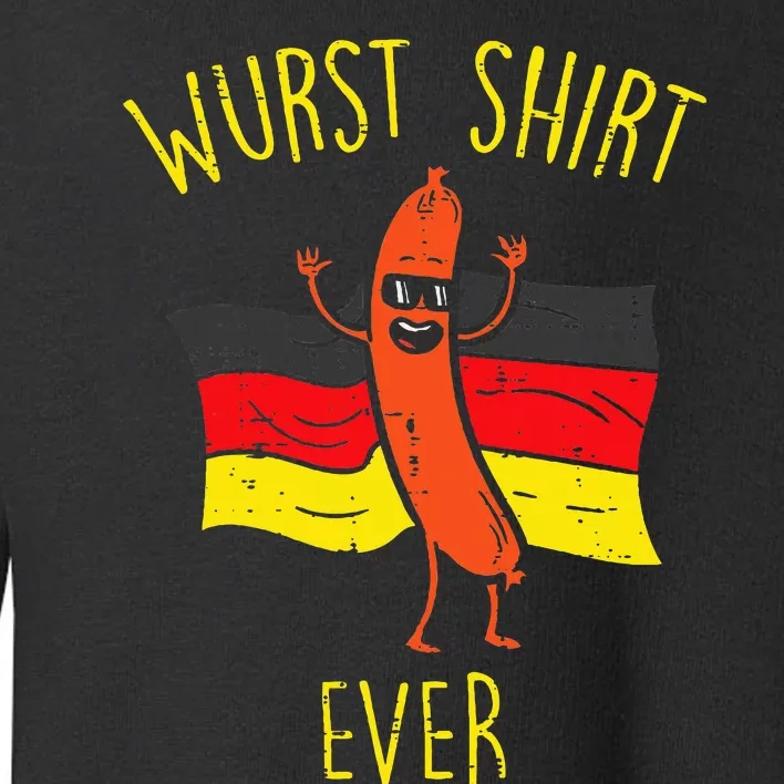 Wurst Ever Funny Sausage Oktoberfest Toddler Sweatshirt