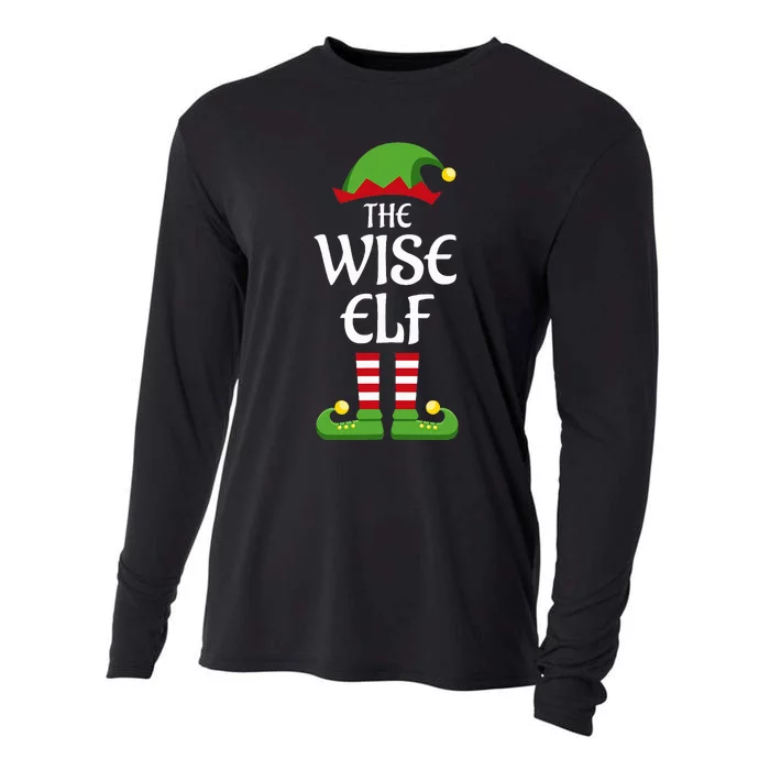 Wise Elf Family Matching Group Christmas Cooling Performance Long Sleeve Crew