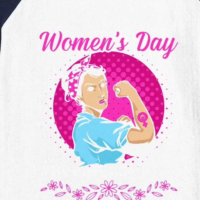 Women Equality Feminism Feminist Women's Day Baseball Sleeve Shirt