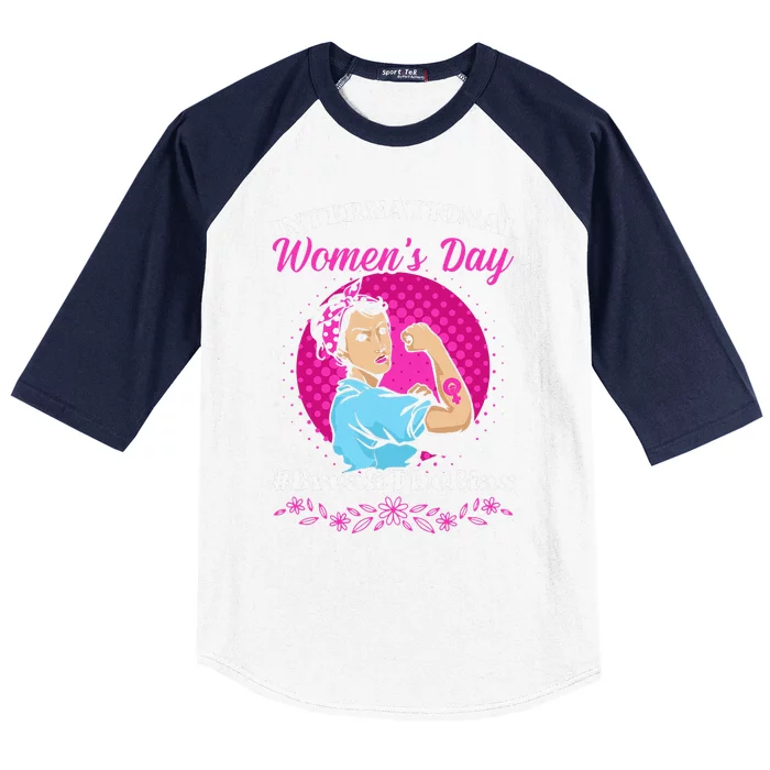 Women Equality Feminism Feminist Women's Day Baseball Sleeve Shirt