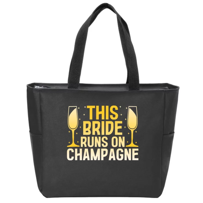 Wedding Engagement Gift Zip Tote Bag