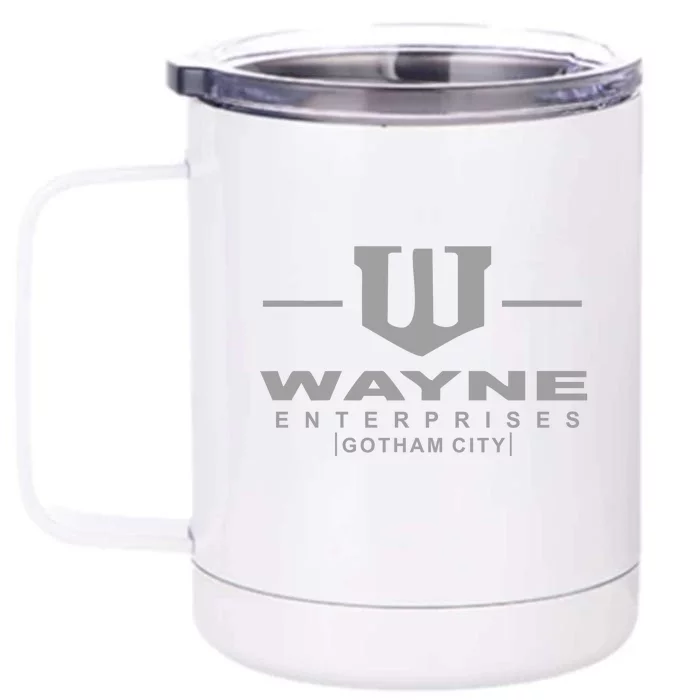 Wayne Enterprises, Gotham City Front & Back 12oz Stainless Steel Tumbler Cup