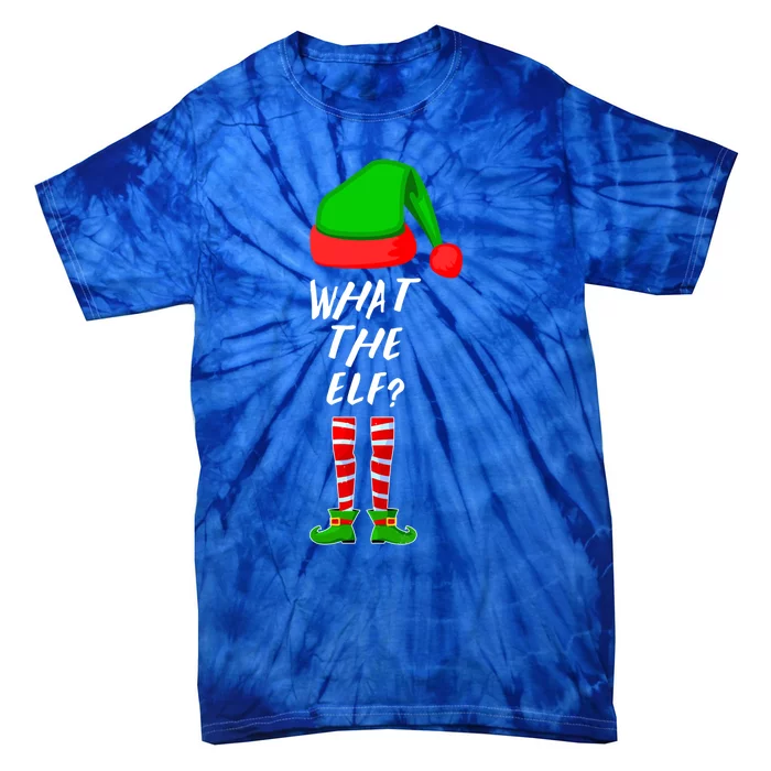 What Elf? Group Matching Family Christmas Gift Tie-Dye T-Shirt