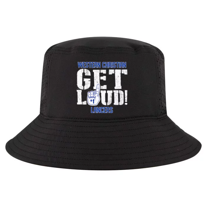 West End High School Get Loud Patriots Cool Comfort Performance Bucket Hat