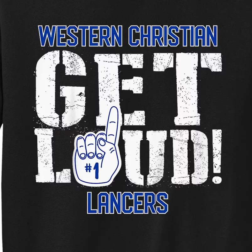 West End High School Get Loud Patriots Tall Sweatshirt