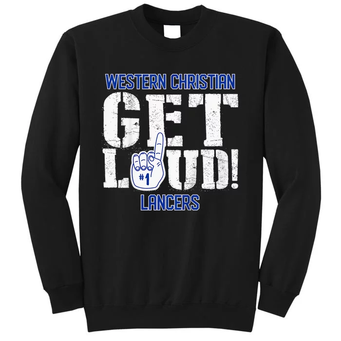 West End High School Get Loud Patriots Tall Sweatshirt