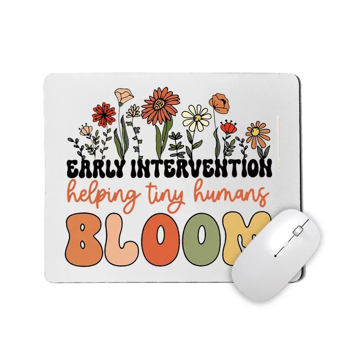 Wildflower Early Intervention Helping Tiny Human Bloom Mousepad