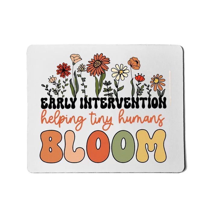 Wildflower Early Intervention Helping Tiny Human Bloom Mousepad