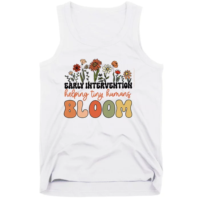 Wildflower Early Intervention Helping Tiny Human Bloom Tank Top