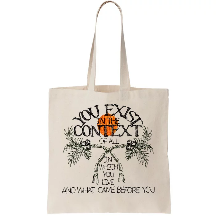 We Exist In The Context Feminist Kamala Vote Blue 2024 Tote Bag