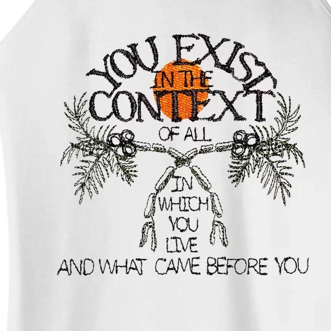 We Exist In The Context Feminist Kamala Vote Blue 2024 Women’s Perfect Tri Rocker Tank