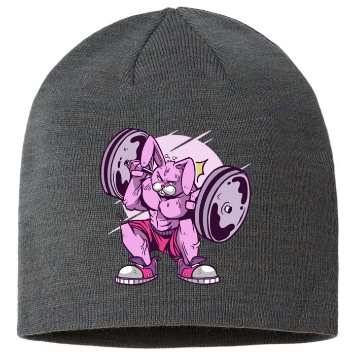 Weightlifting Rabbit 8 1/2in Sustainable Knit Beanie