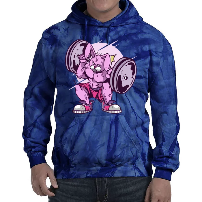 Weightlifting Rabbit Tie Dye Hoodie