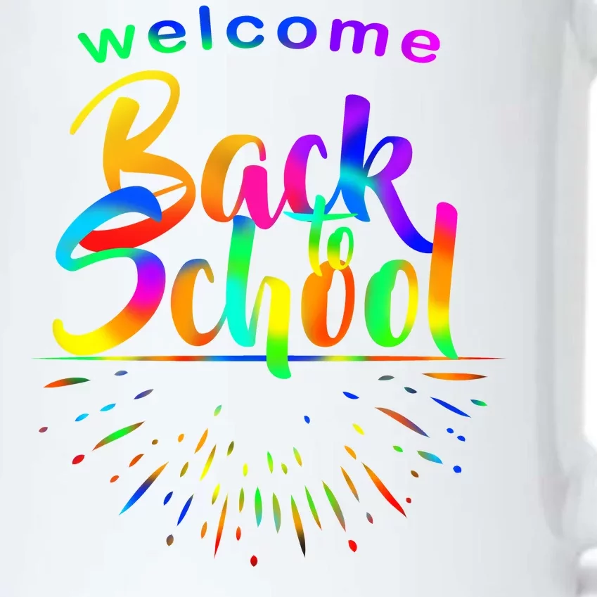 Welcome Back To School Black Color Changing Mug