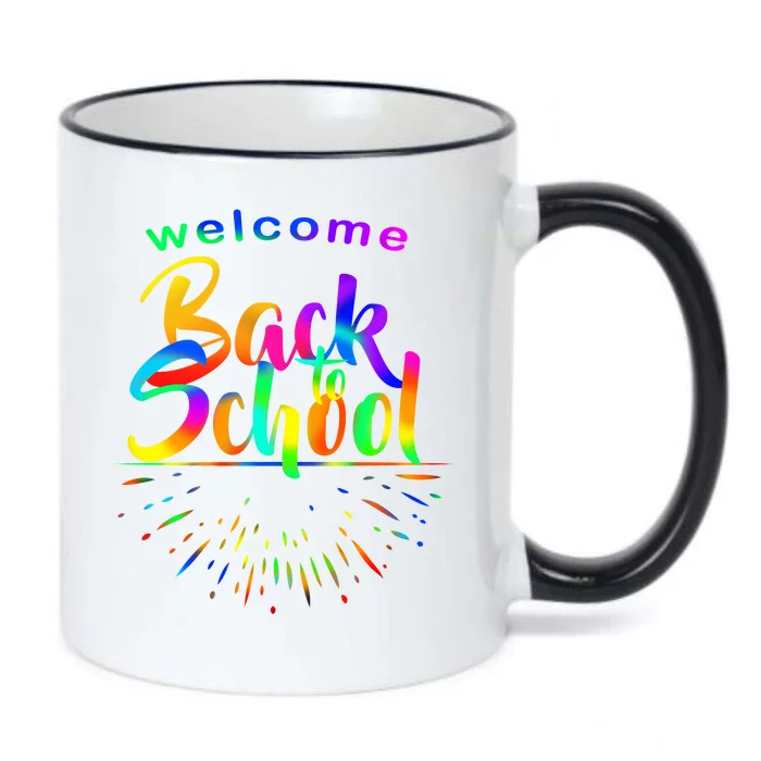 Welcome Back To School Black Color Changing Mug