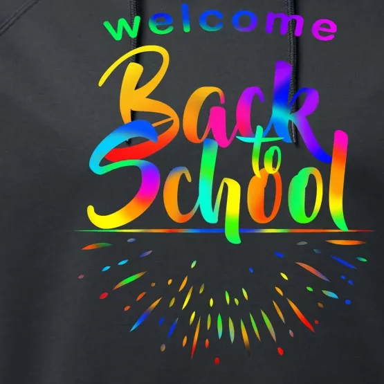 Welcome Back To School Performance Fleece Hoodie