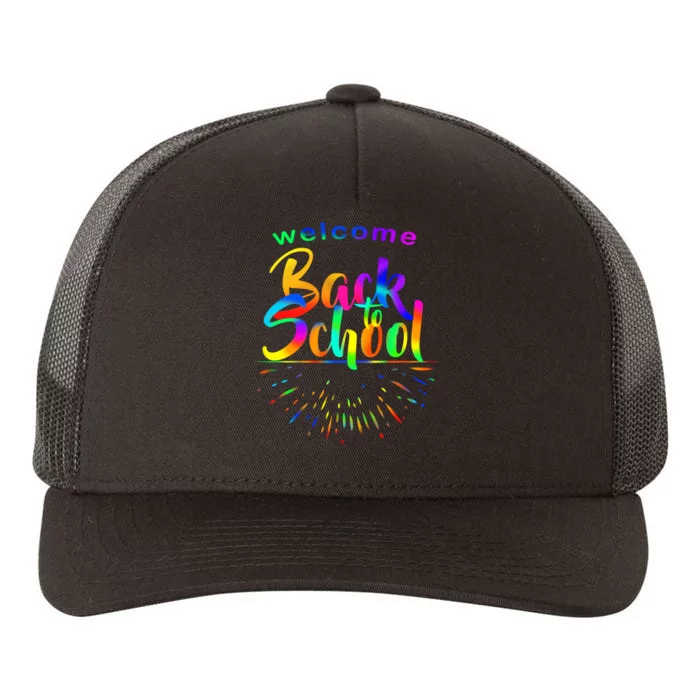 Welcome Back To School Yupoong Adult 5-Panel Trucker Hat