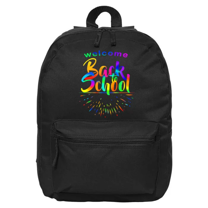 Welcome Back To School 16 in Basic Backpack