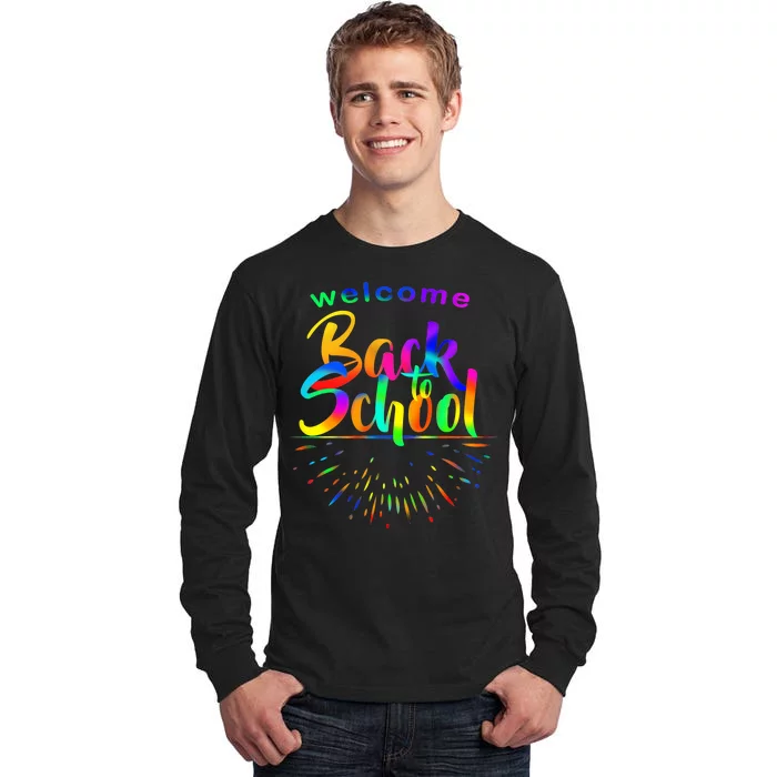 Welcome Back To School Tall Long Sleeve T-Shirt