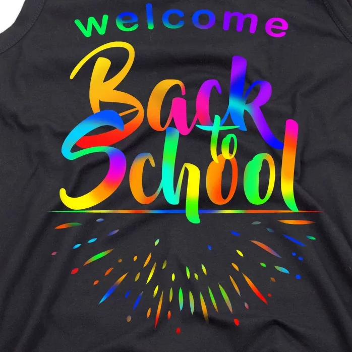 Welcome Back To School Tank Top