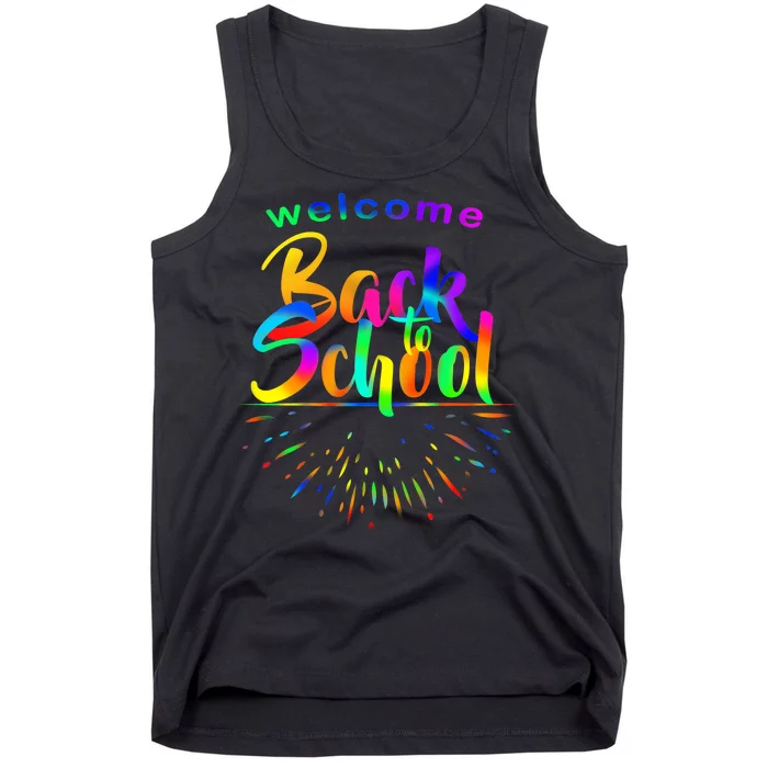 Welcome Back To School Tank Top