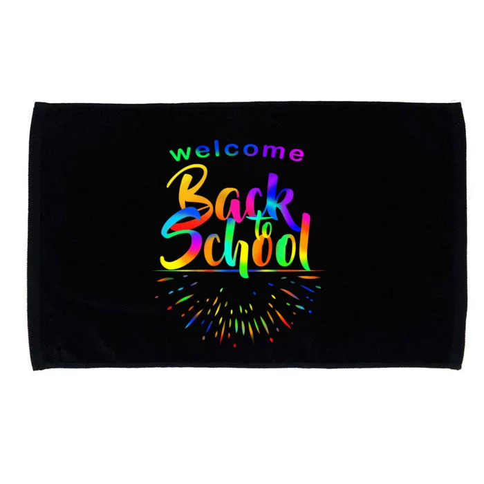 Welcome Back To School Microfiber Hand Towel