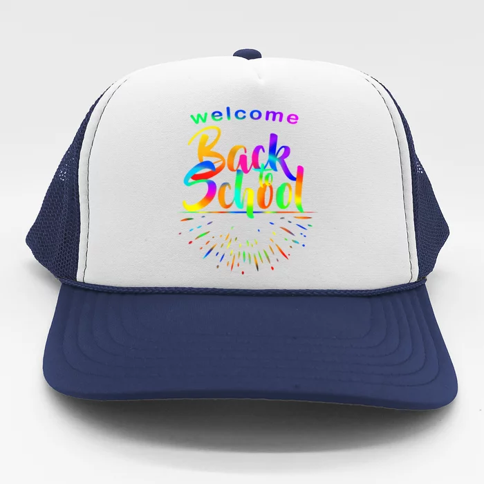 Welcome Back To School Trucker Hat