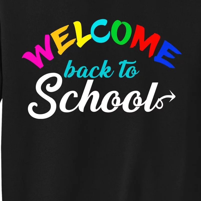 Welcome Back To School Arrow Sweatshirt