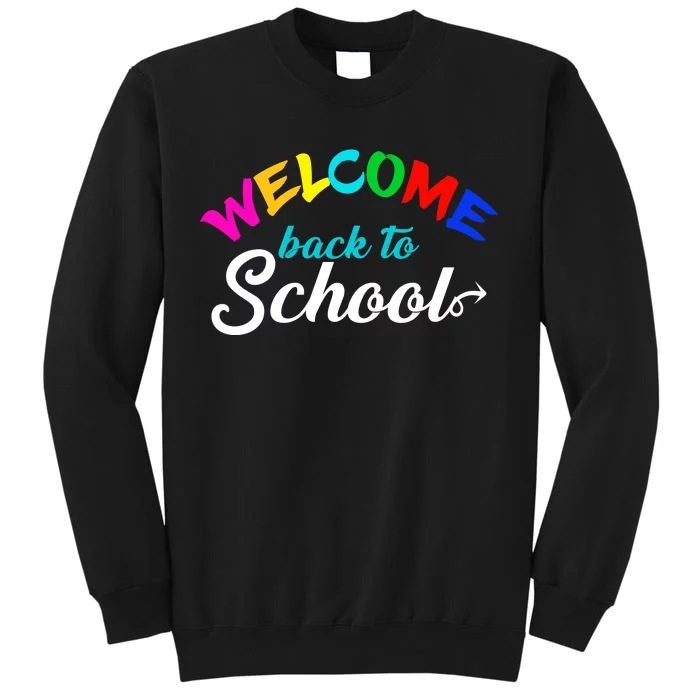 Welcome Back To School Arrow Sweatshirt