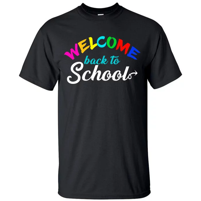 Welcome Back To School Arrow Tall T-Shirt